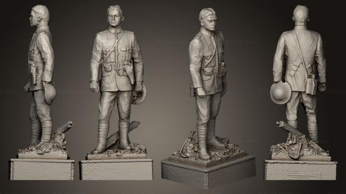 Statues of famous people (Private Columbine, STKC_0276) 3D models for cnc